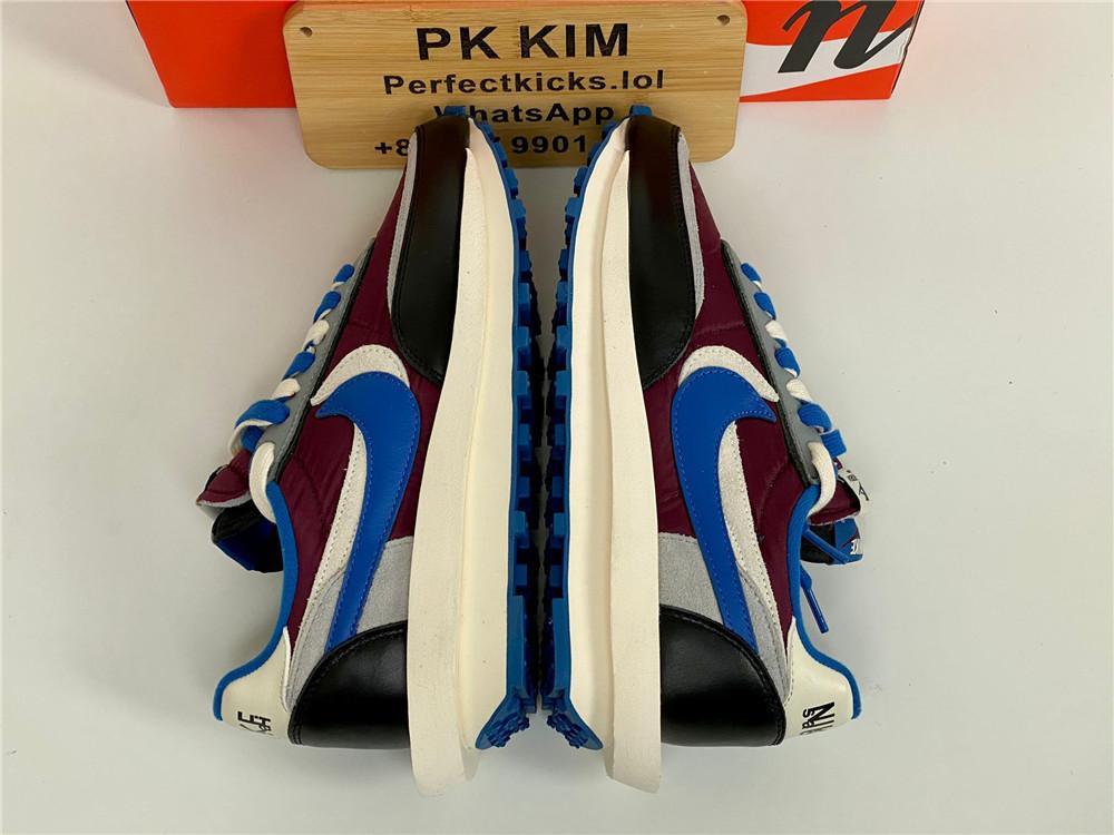 PK God LDWaffle x sacai x UNDERCOVER Night Maroon and Team Royal retail materials ready to ship